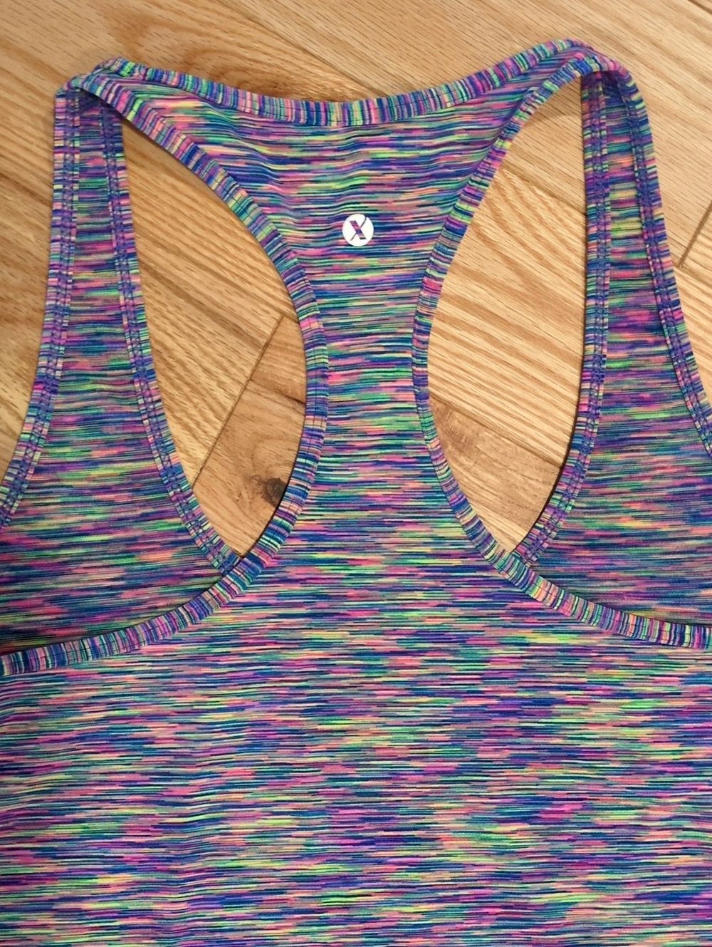 Xersion Multicolor Space-Dye Racerback Tank. Size S. *Like New* - Picture 4 of 6